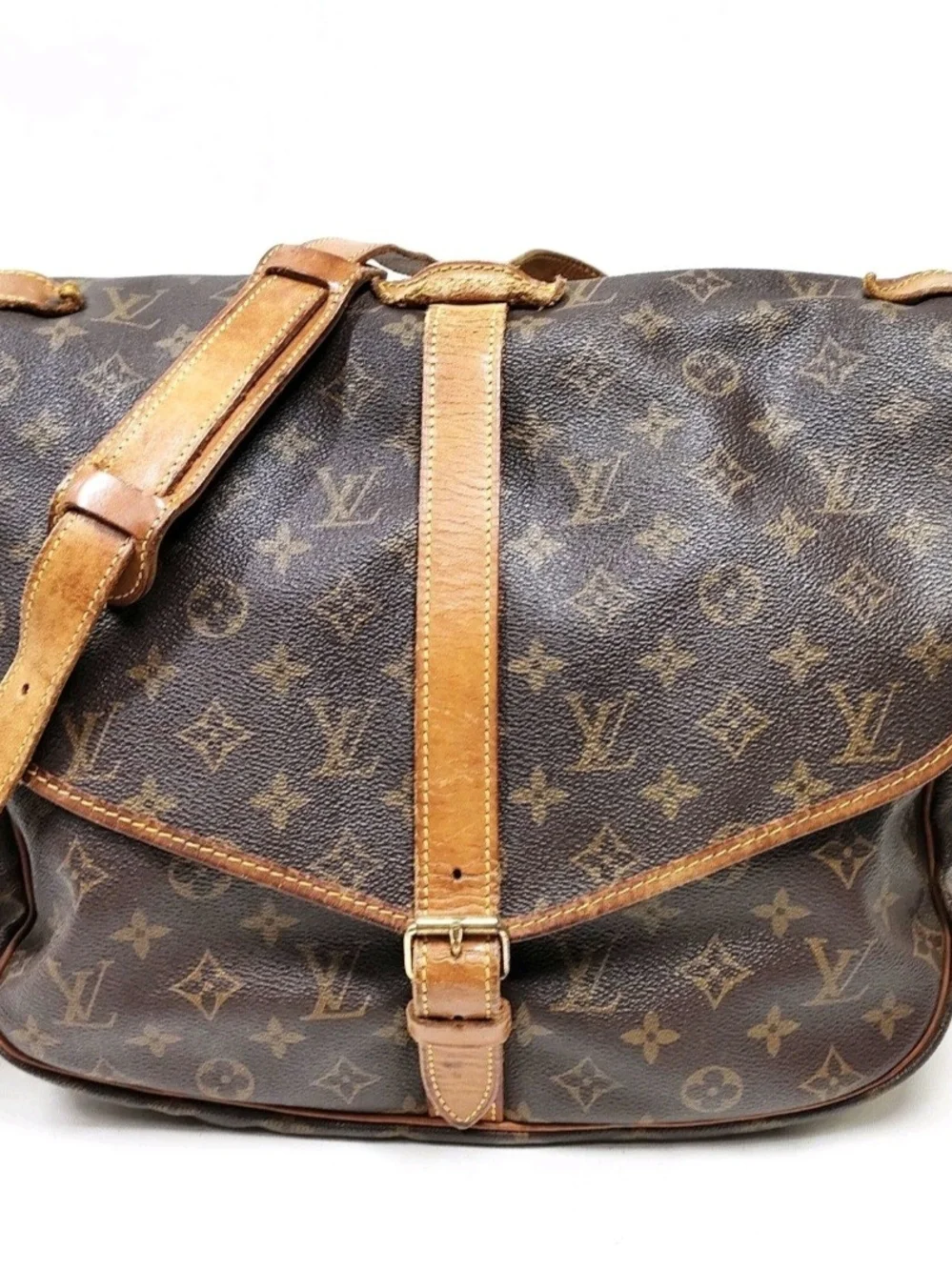 Louis Vuitton Brown Monogram Canvas Messenger Bag